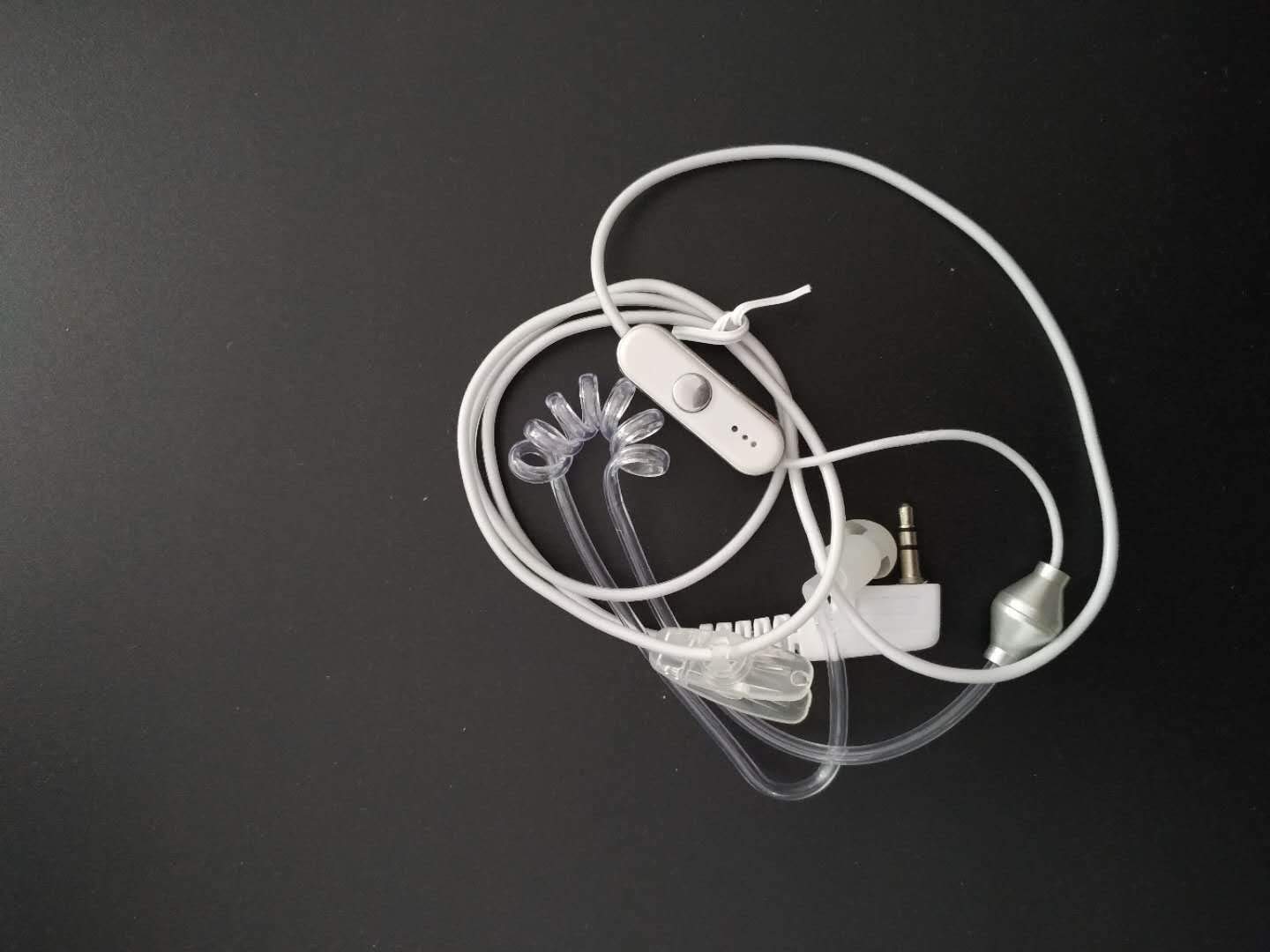 Bftech 2 Pin White Air Acoustic Tube Radio Headset Earpiece For Kenwood Puxing Baofeng Uv 5R 888S 2 Way Radio